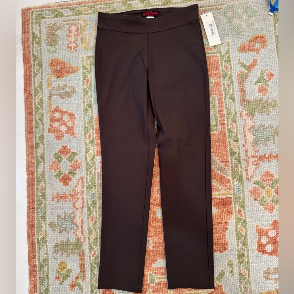NWT Krazy Larry pants. Chocolate brown. Size 2. Never worn.